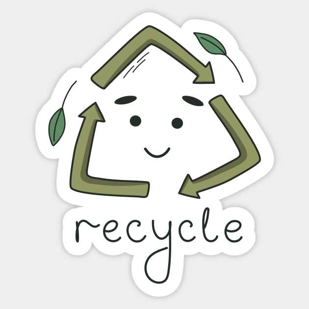 Recycle symbol Sticker by DanielK